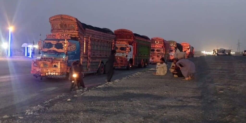 PKMAP's protest: Highway blocked in Muslim Bagh