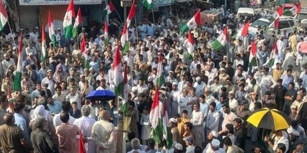 PKMAP holds a rally in Chaman