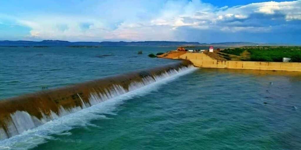 Water level at Hub dam rises to 338 feet after heavy rain