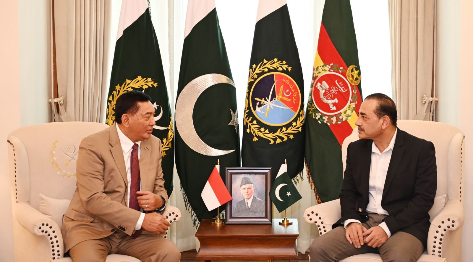 Indonesian Minister Holds Defence Talks with CDF Asim Munir