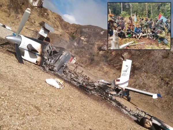 Rebels Kill US Pilot and Burn Plane in Indonesia’s Papua