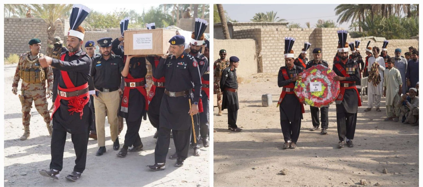 Funeral Prayer Held for Lance Naik Shah Hussain Martyred in FAH Attack in Panjgur