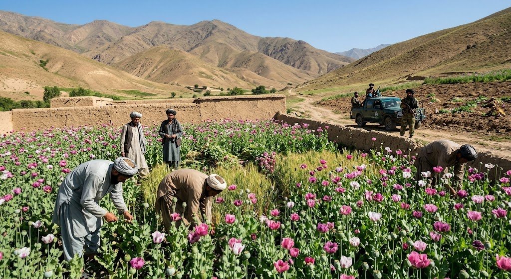 Taliban's Poppy Ban or Free Rein? Afghan Cultivation Soars Fourfold