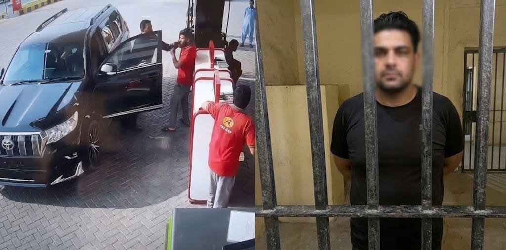 Prado Driver Arrested for Assaulting Petrol Pump Worker in Lahore