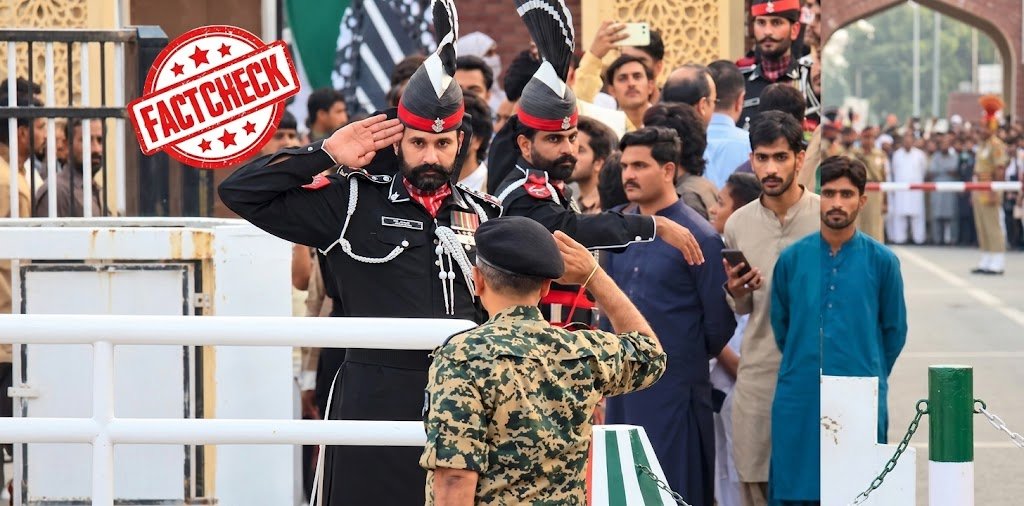 Did Pakistan Rangers personnel really salute an Indian officer?