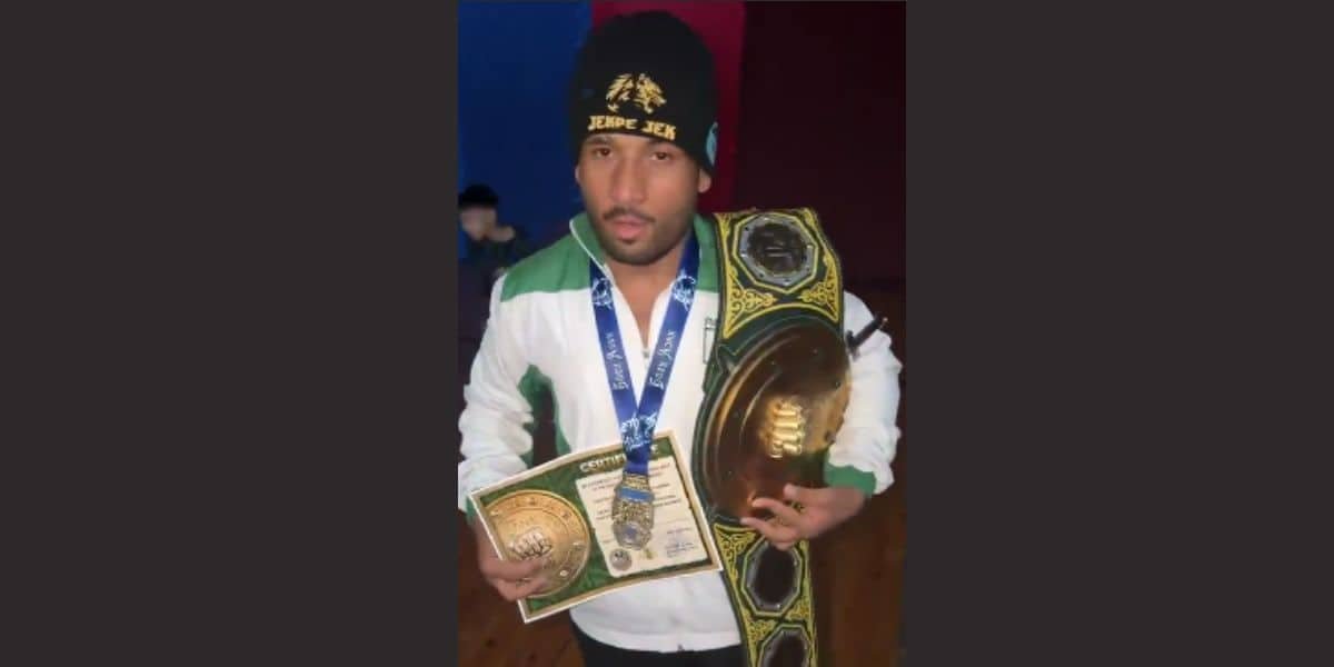 Balochistan’s Shairbaz Marri Wins Gold Medal at World MMA Championship in Kazakhstan