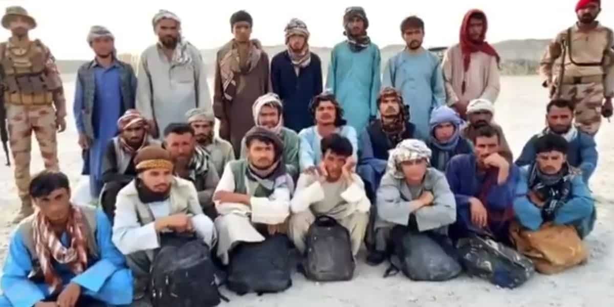 Human Smuggling Attempt Foiled in Balochistan: Security Forces Arrest 104 Illegal Nationals in Major Crackdown