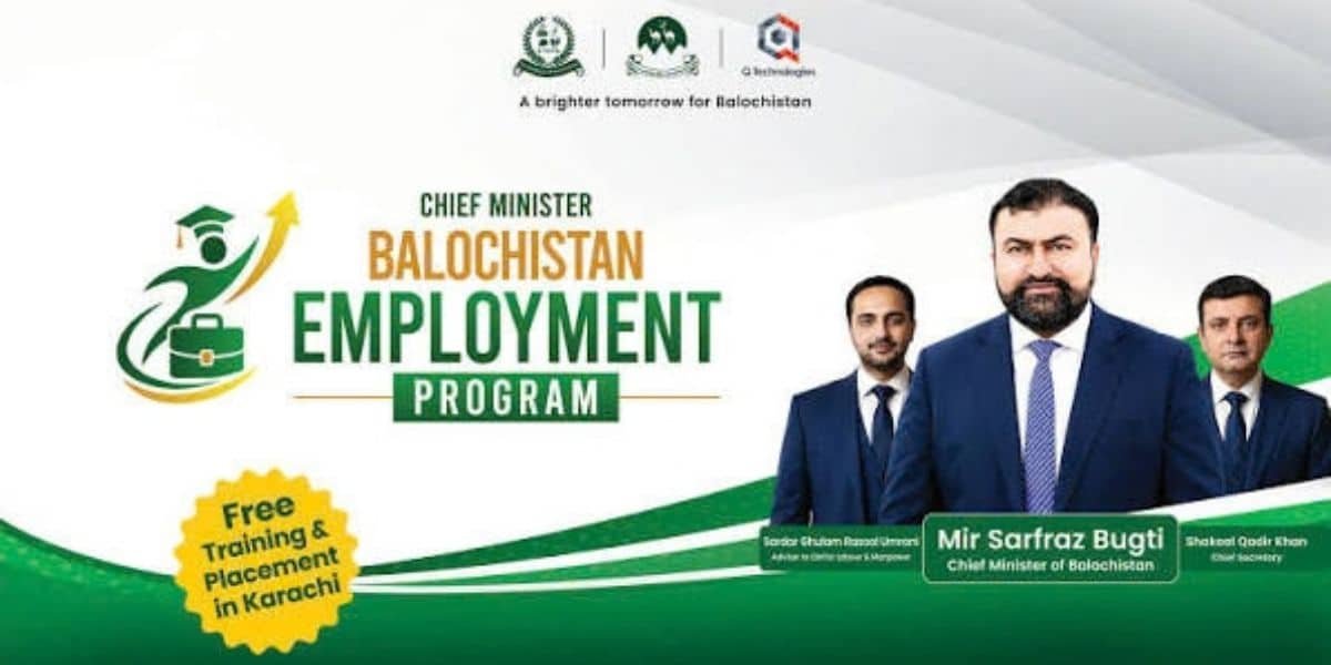 CM Youth Employment Program Begins Skills Training for Balochistan Youth in Karachi