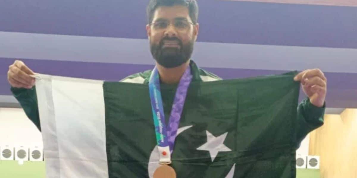 Asian Games 2026: Ghulam Mustafa Bashir Wins Bronze for Pakistan in 25m Rapid Fire Pistol