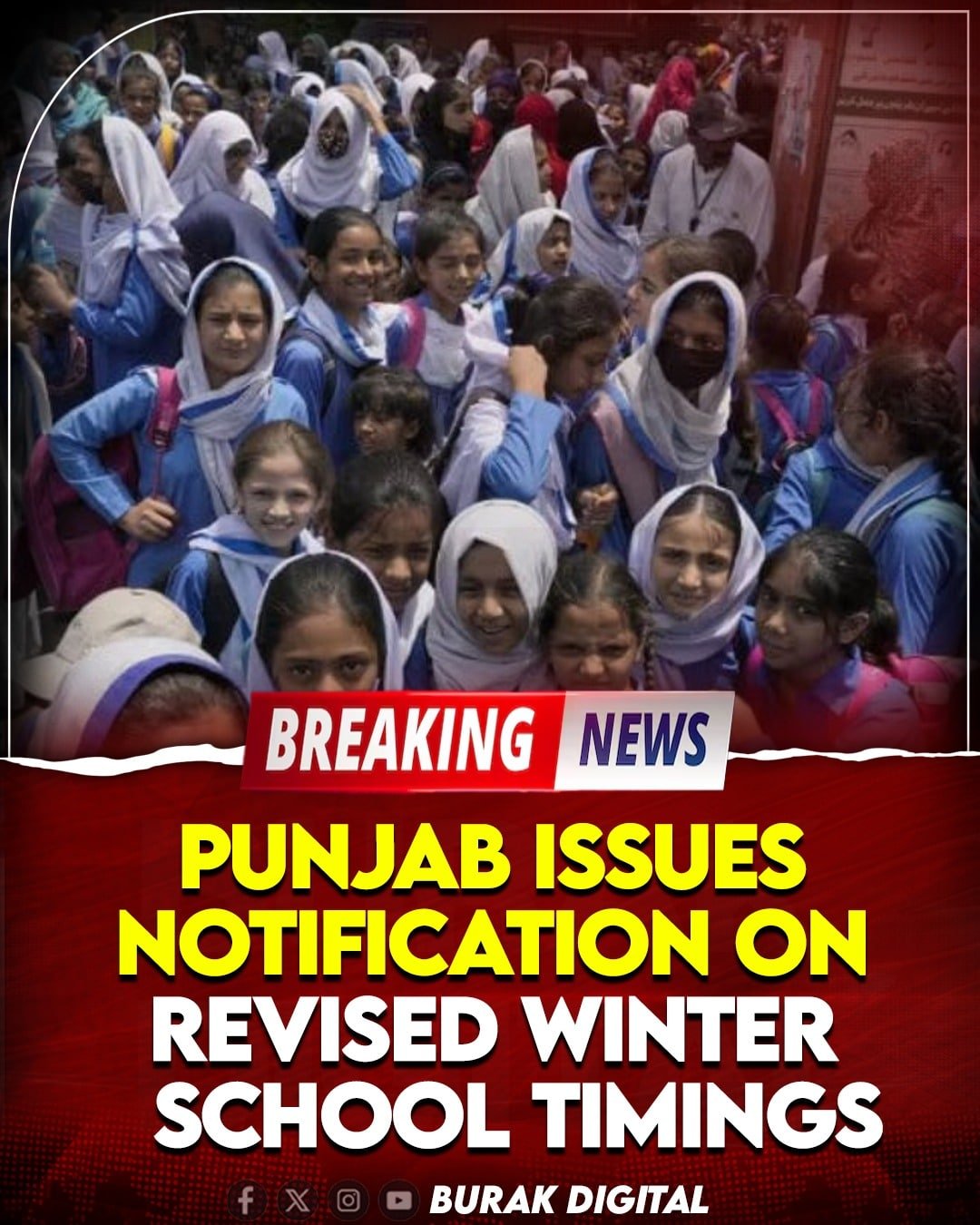 Punjab Issues Notification on Revised Winter School Timings