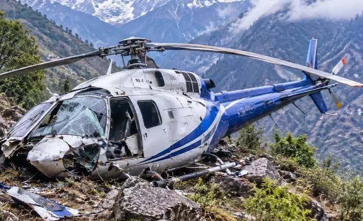 Helicopter Carrying 6 On Board Crashes Near Joshimath in Uttarakhand